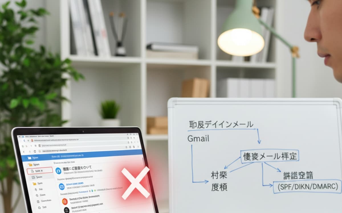 独自ドメインメールがGmailで迷惑メールに!原因と確実な対策【プロが教える完全ガイド】