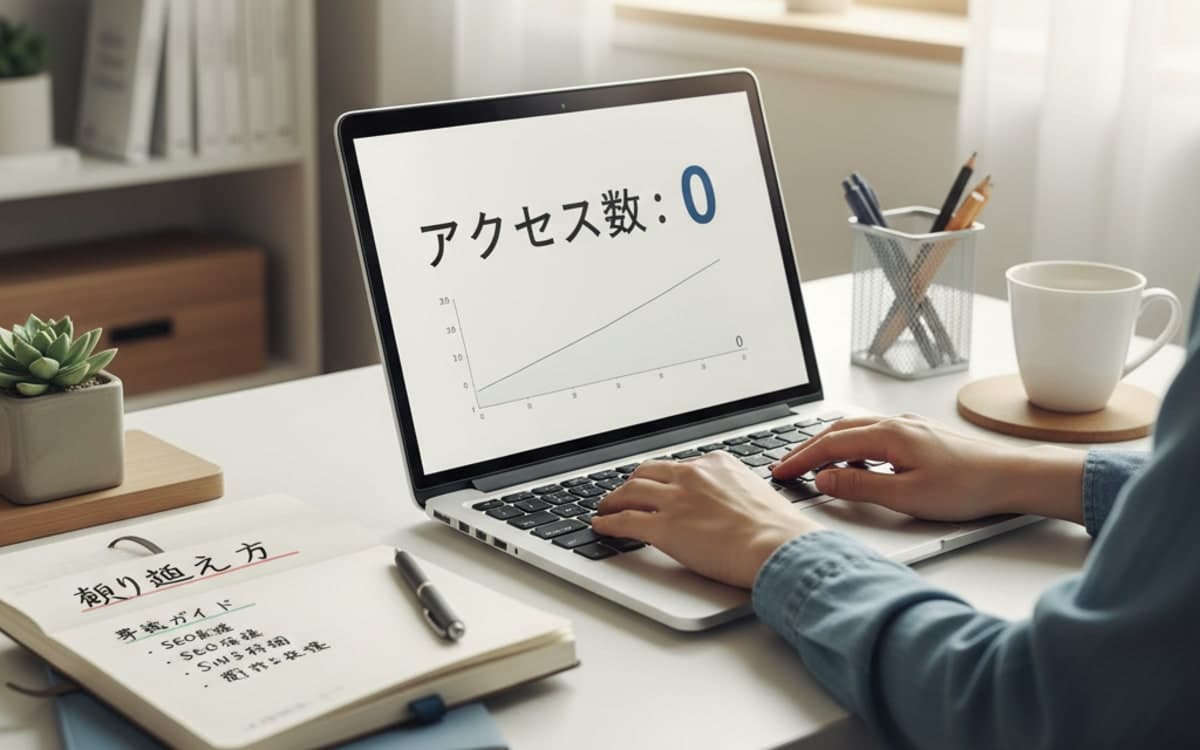 ブログ アクセス数ゼロはいつまで?初心者向け乗り越え方と実践ガイド